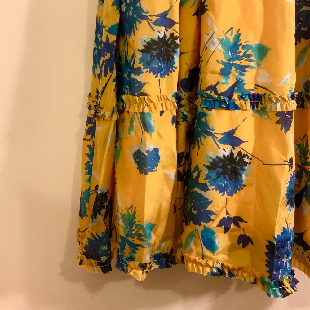 Jolie by Edward Spiers Floral Silk Dress - Picture 4 of 5